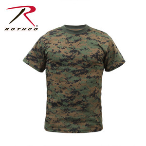 Rothco Digital Camo T-Shirt Woodland Digital Camo Size 4XL Rothco Digital Camo T-Shirt Woodland Digital Camo Size 4XL