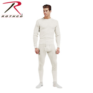 Rothco Thermal Knit Underwear Bottoms Natural Size 2XL Rothco Thermal Knit Underwear Bottoms Natural Size 2XL