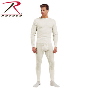 Rothco Thermal Knit Underwear Top Natural Size S Rothco Thermal Knit Underwear Top Natural Size S
