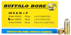 BBA 23B/20 40S +P 180 JHP 20/12 BBA 23B/20 40S +P 180 JHP 20/12