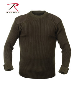 Rothco G.I. Style Acrylic Commando Sweater Olive Drab Size S Rothco G.I. Style Acrylic Commando Sweater Olive Drab Size S