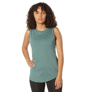 Rothco Womens Essential Tank Top Vintage Teal Size L Rothco Womens Essential Tank Top Vintage Teal Size L