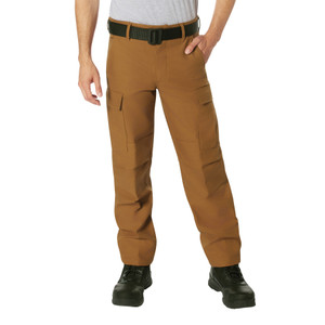Rothco Active Flex Fleece Lined Canvas Work Pants Work Brown Size 40W x 32L Rothco Active Flex Fleece Lined Canvas Work Pants Work Brown Size 40W x 32L