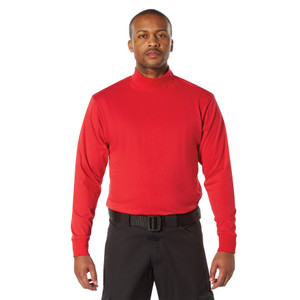 Rothco Mock Turtleneck Red Size 2XL Rothco Mock Turtleneck Red Size 2XL