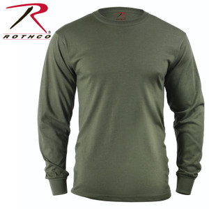 Rothco Long Sleeve Solid T-Shirt Olive Drab Size 2XL