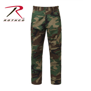 Rothco Rip-Stop BDU Pants Woodland Camo Size M (31"-35" Waist) Rothco Rip-Stop BDU Pants Woodland Camo Size M (31"-35" Waist)