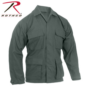 Rothco Rip-Stop BDU Shirt (100% Cotton Rip-Stop) Olive Drab Size S Rothco Rip-Stop BDU Shirt (100% Cotton Rip-Stop) Olive Drab Size S