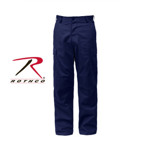 Rothco Relaxed Fit Zipper Fly BDU Pants Midnight Navy Blue Size L (35"-39" Waist) Rothco Relaxed Fit Zipper Fly BDU Pants Midnight Navy Blue Size L (35"-39" Waist)
