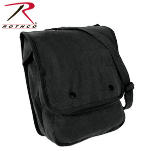 Rothco Canvas Map Case Shoulder Bag Black Rothco Canvas Map Case Shoulder Bag Black