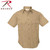 Rothco Short Sleeve Uniform Shirt  Khaki Size 2XL