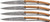 Steak Knives Titanium Blossom Steak Knives Titanium Blossom