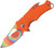 Tie Dye Framelock Orange A/O