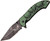 Skull Linerlock A/O Green