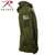 Rothco U.S. Flag Concealed Carry Hoodie  Olive Drab Size S
