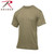 Rothco Moisture Wicking T-Shirts AR 670-1 Coyote Brown Size XL