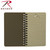 Rothco All-Weather Waterproof Notebook Coyote Brown Size 3" x 5" Rothco All-Weather Waterproof Notebook Coyote Brown Size 3" x 5"