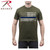 Rothco Thin Blue Line T-Shirt Olive Drab Size 3XL