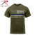 Rothco Thin Blue Line T-Shirt Olive Drab Size 2XL