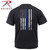 Rothco Thin Blue Line Shield T-Shirt Black Size M Rothco Thin Blue Line Shield T-Shirt Black Size M