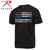 Rothco Thin Blue Line T-Shirt Black Size M Rothco Thin Blue Line T-Shirt Black Size M