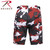 Rothco Colored Camo BDU Shorts Red Camo Size 2XL