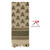 Rothco Skulls Shemagh Tactical Desert Keffiyeh Scarf Tan Size One Size
