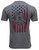 SPG GEP7125S  MENS SA AM FLAG  TSHIRT GRAY    SM