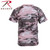 Rothco Color Camo T-Shirts Subdued Pink Camo Size L