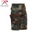 Rothco Long Length Camo BDU Shorts Woodland Camo Size XS