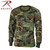 Rothco Kids Long Sleeve Camo T-Shirt Woodland Camo Size M