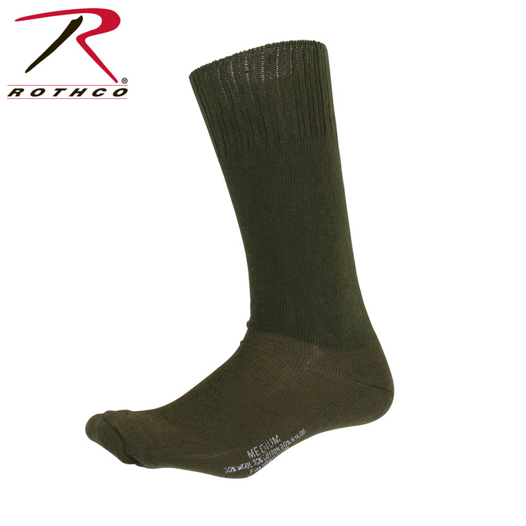 Rothco G.I. Type Cushion Sole Socks Olive Drab Size S