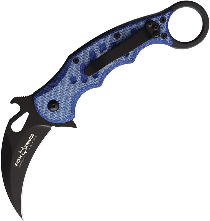 Karambit Linerlock Blue Twill