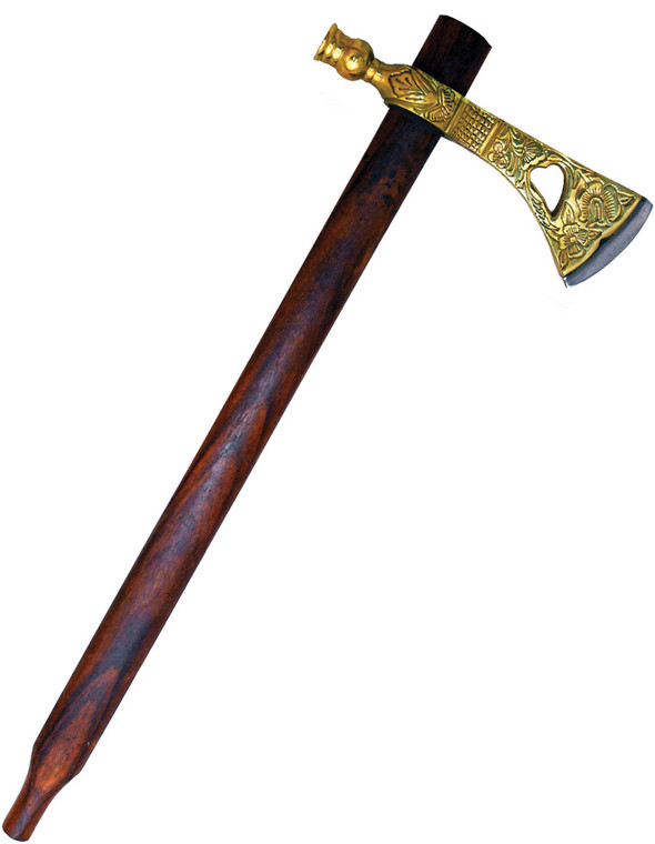 Tomahawk Engraved Brass