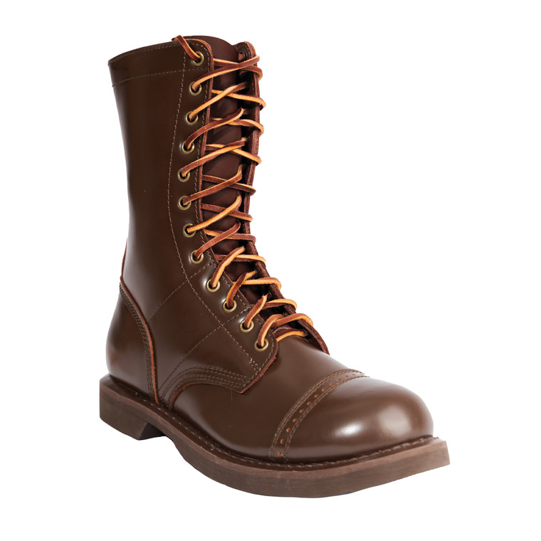 Rothco Brown Leather Jump Boot - 10 Inches Brown 6