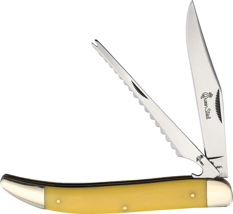 Fish Knife Yellow Handle