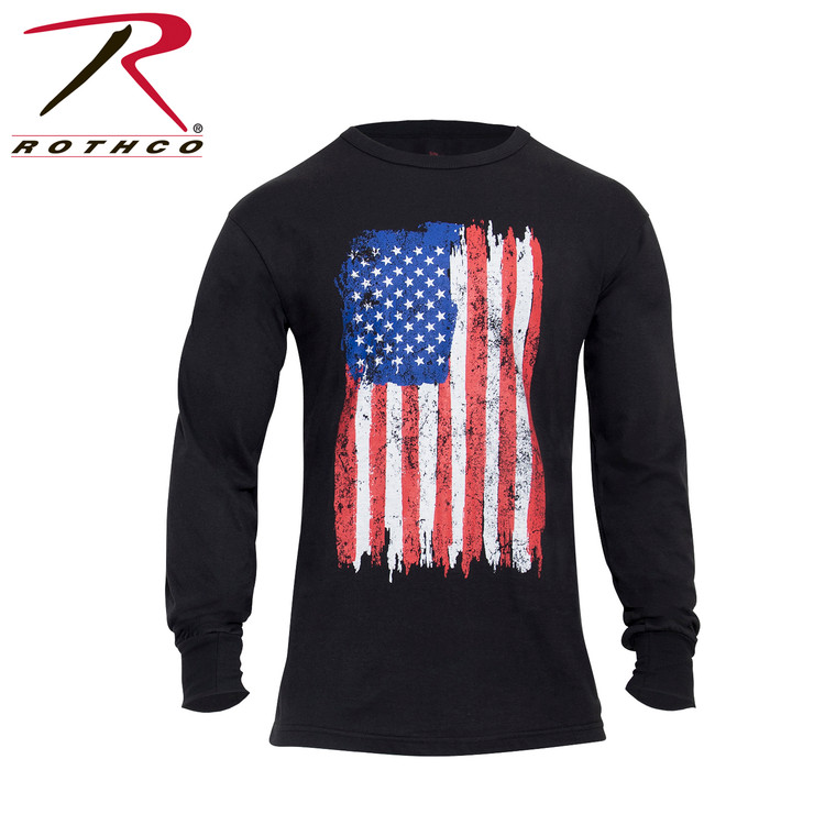 Rothco US Flag Long Sleeve T-Shirt Red / White / Blue Size 2XL
