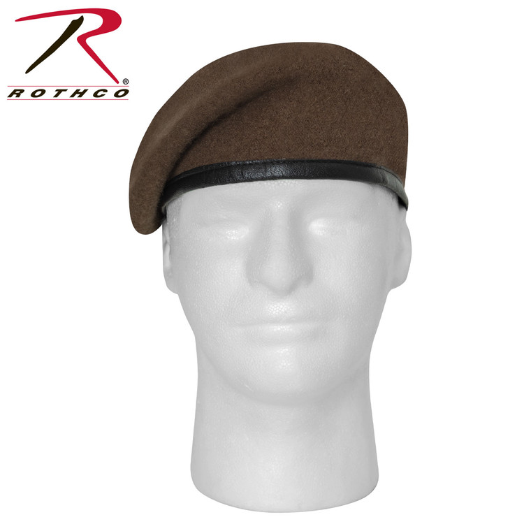 Rothco G.I. Type Inspection Ready Beret Brown Size 7 1/2