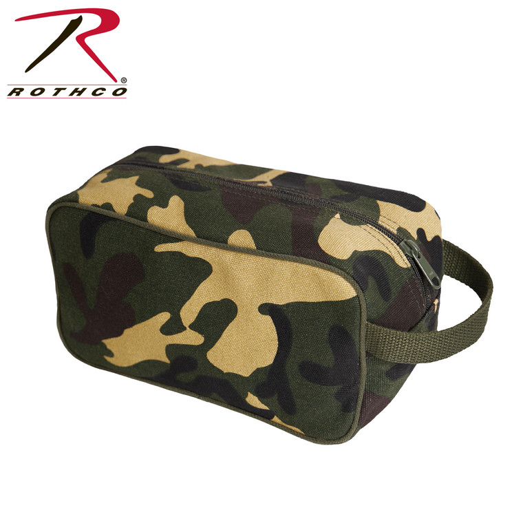 Rothco Canvas Travel Kit Woodland Camo Size One Size Rothco Canvas Travel Kit Woodland Camo Size One Size