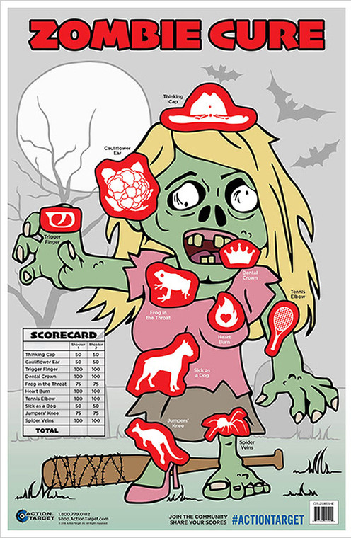ACTION GSZOMSHE100      ZOMBIE GIRL         100 BX