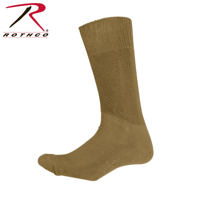 Rothco G.I. Type Cushion Sole Socks Coyote Brown Size XL