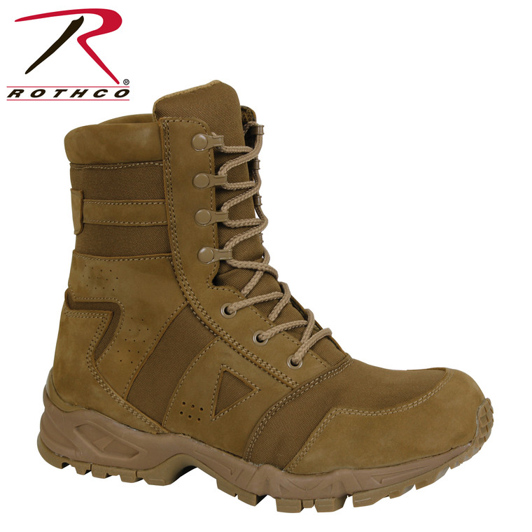Rothco AR 670-1 Coyote Brown Forced Entry Tactical Boot - 8 Inch 5.5