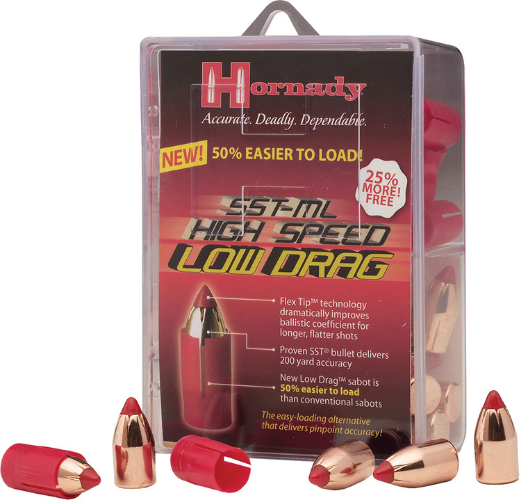 HORN 67274 50CAL LOW DRAG SAB/BUL 250 MONFLX 20/10