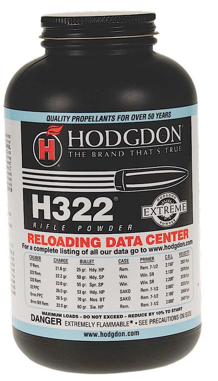 HODG 3221   H322             RFL POWDER    1LB