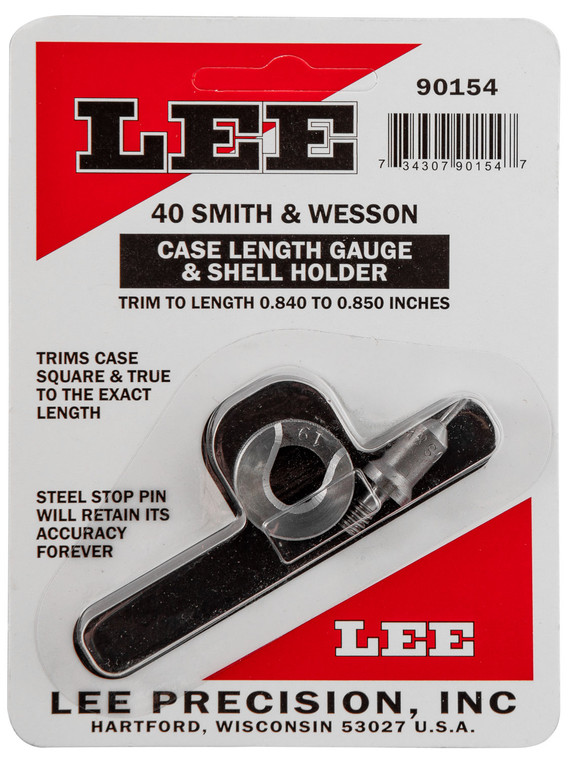 LEE 90154 GAUGE/HOLDER 40 S&amp;W