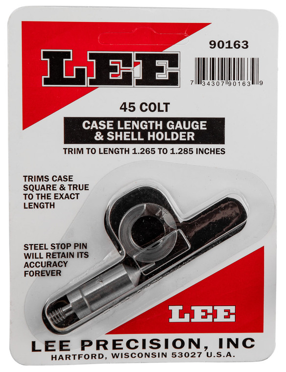 LEE 90163 GAUGE/HOLDER 45 COLT