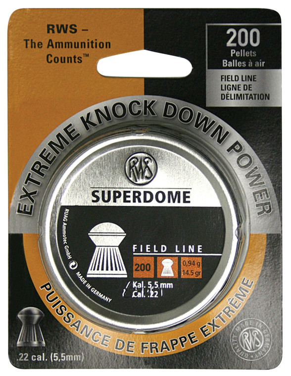 RWS 2317407 RWS SUPERDOME      .22  PELLETS  200