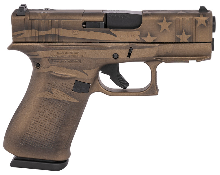GLOCK UX4350204FRMOS-BBBWFLAG G43X 9MM FS 10R CERA