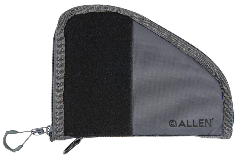 ALLEN 79-7  PISTOL CASE W/MAG POUCH COMP CHARCOAL