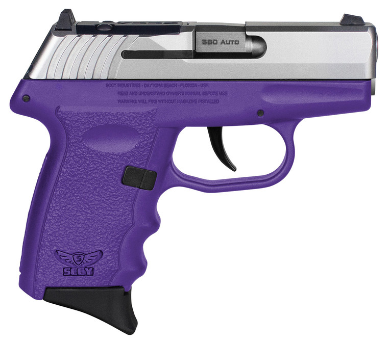 SCCY CPX-3TTPURDRG3 380 TT SLIDE PUR GRP    NS 10R