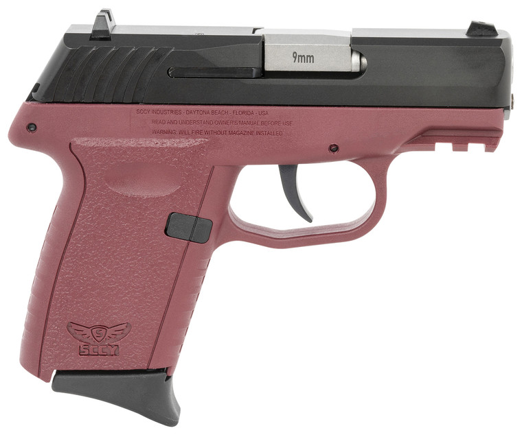 SCCY CPX-2CBCRG3 9MM BLK SLIDE CRM GRIP    NS 10R